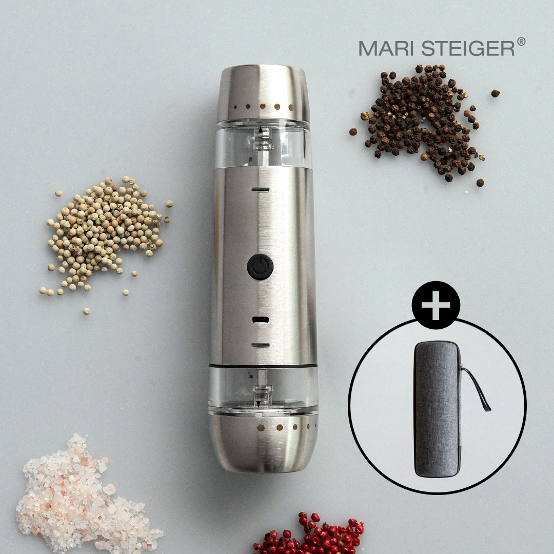 마리슈타이거 프로피 듀오 충전식 전자동 소금후추 그라인더 2in1 시스템+전용 케이스 제품 이미지