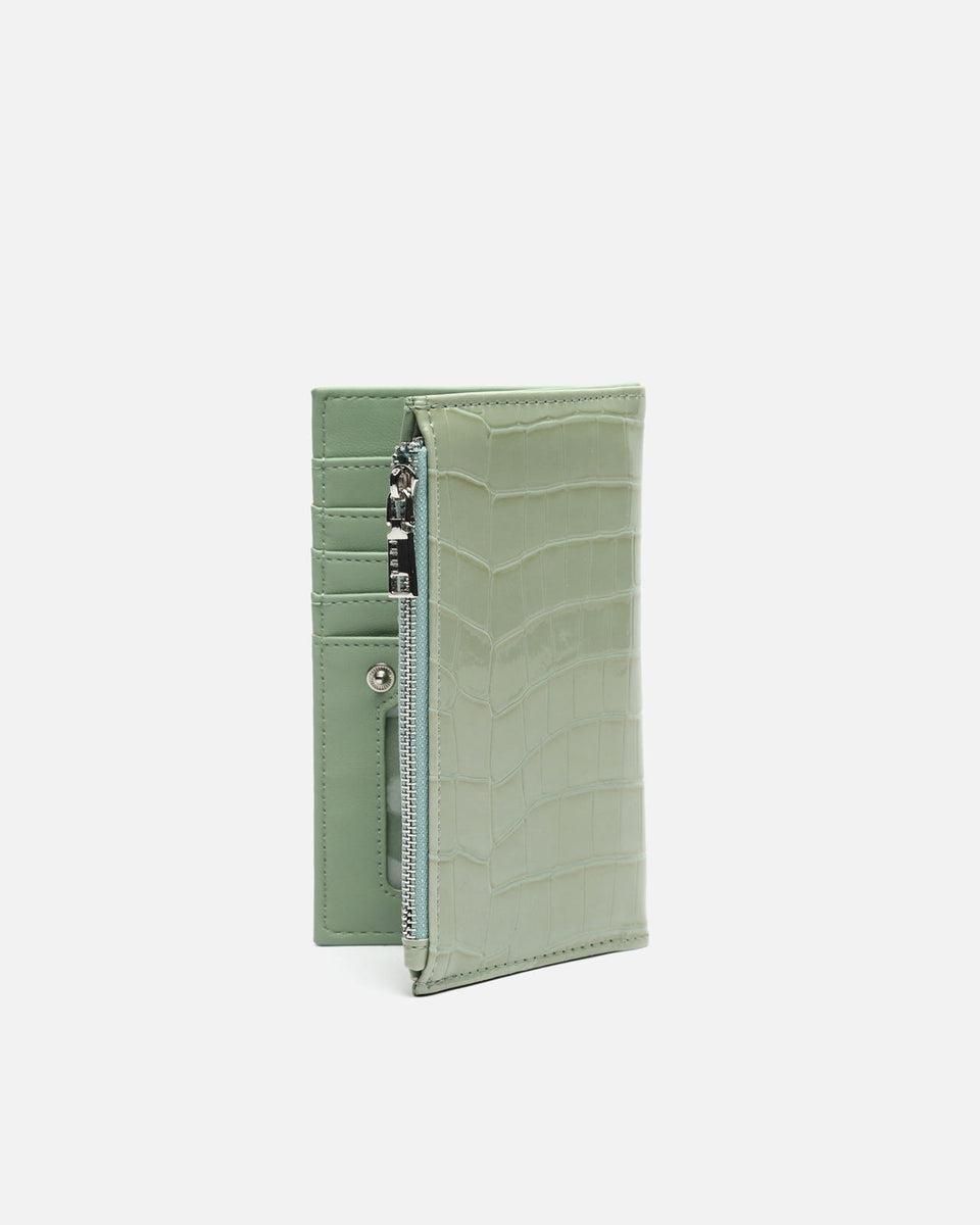 미사코 애니멀프린트 멀티컬러 미디엄 지갑 Coleti-4800290576010 GREEN - 상세 이미지 3
