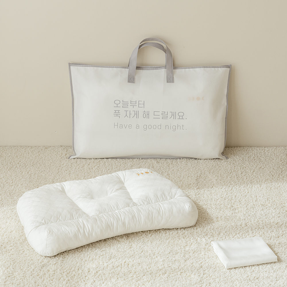 NEW 우유베개 라텍스 기능성 경추 베개 라운드형베개