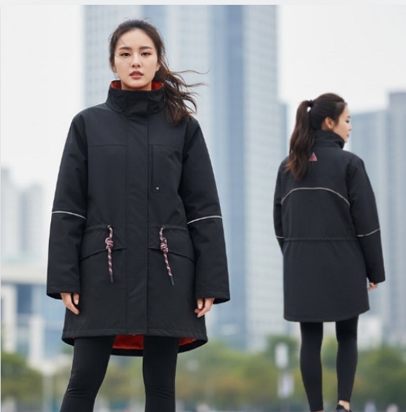 네파 아웃도어 여성 간절기 투톤 사파리형 방풍 캠퍼 바람막이 자켓 - 상품 이미지