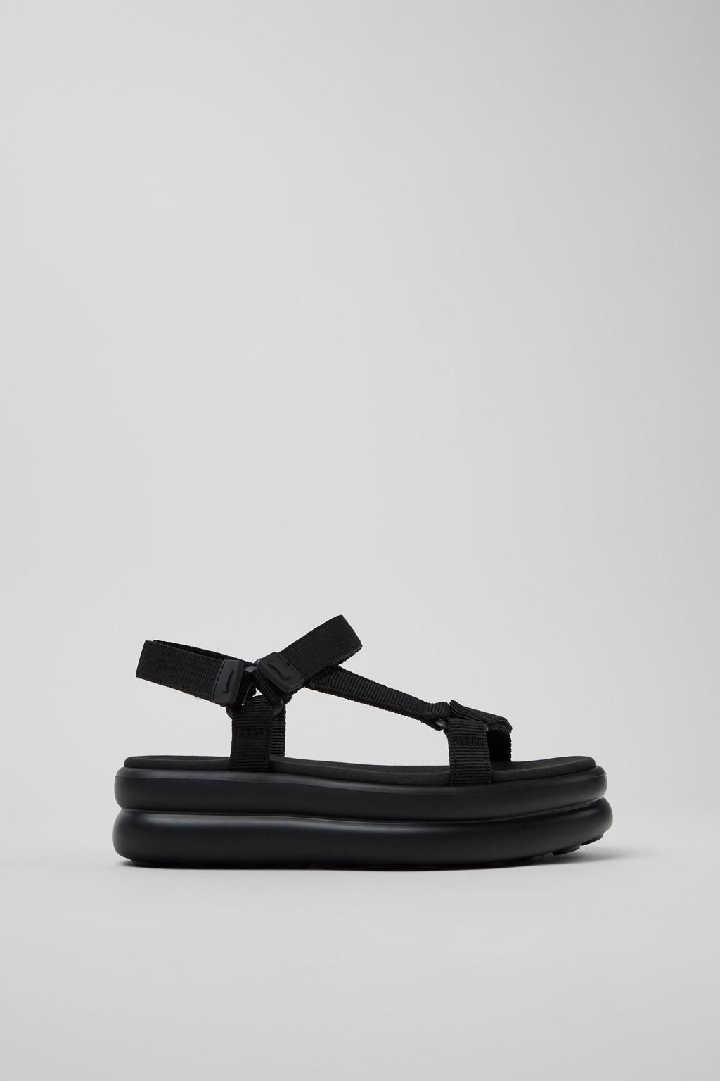 캠퍼 친환경 레트로 스트랩 샌들 Pelotas Flota Up 블랙 K201726-001 BLACK - 상품 이미지