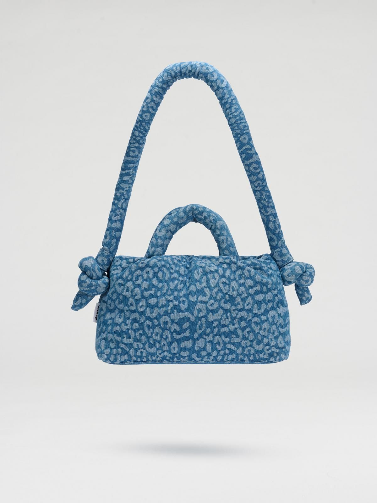 올랜드 소프트 레오파드 패턴 미니 호보백 MiniOna 55185148150095 LEOPARD DENIM - 상품 이미지