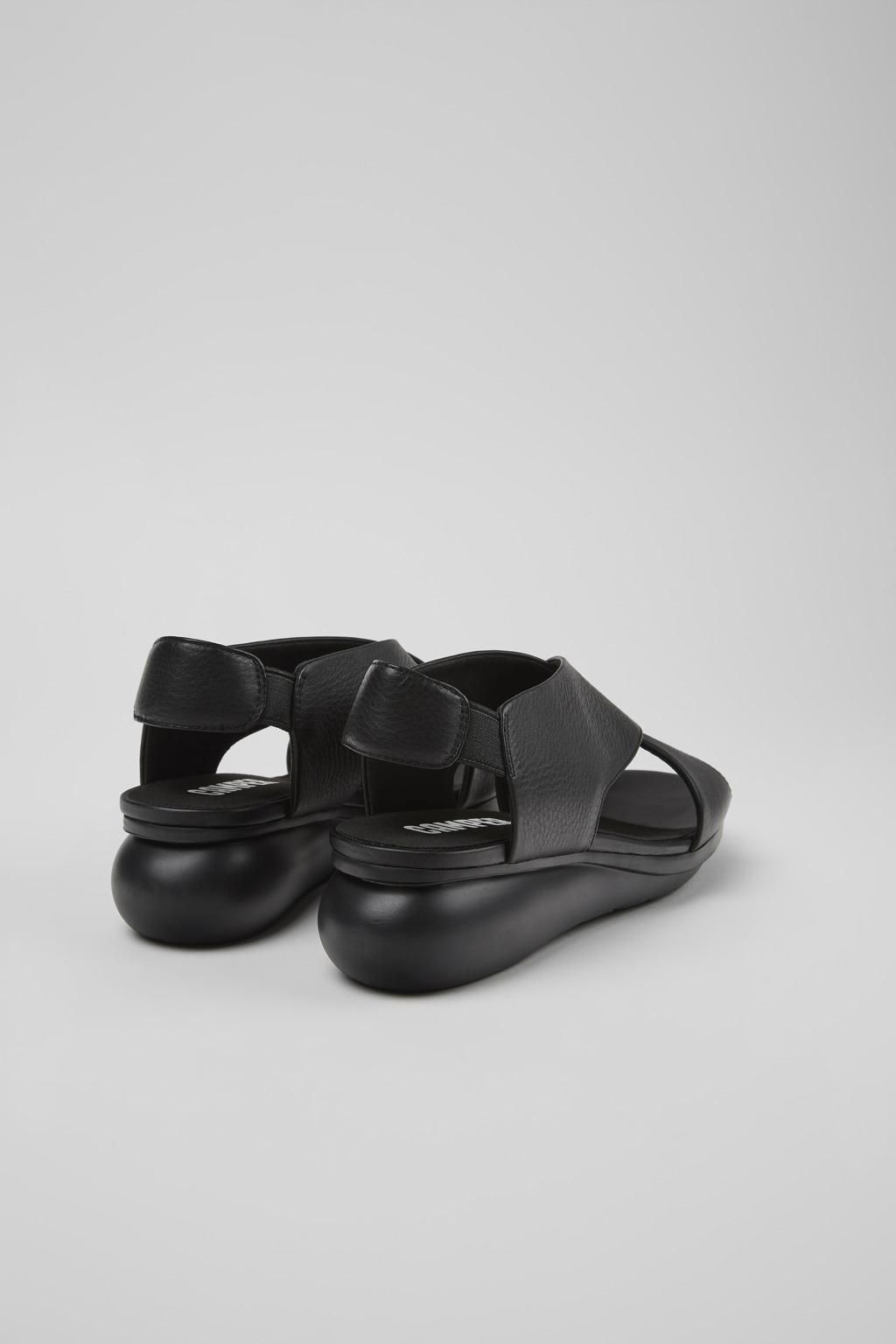 캠퍼 엘라스틱 풀그레인 스트랩 샌들 블랙 K200066-008 BLACK - 상세 이미지 3