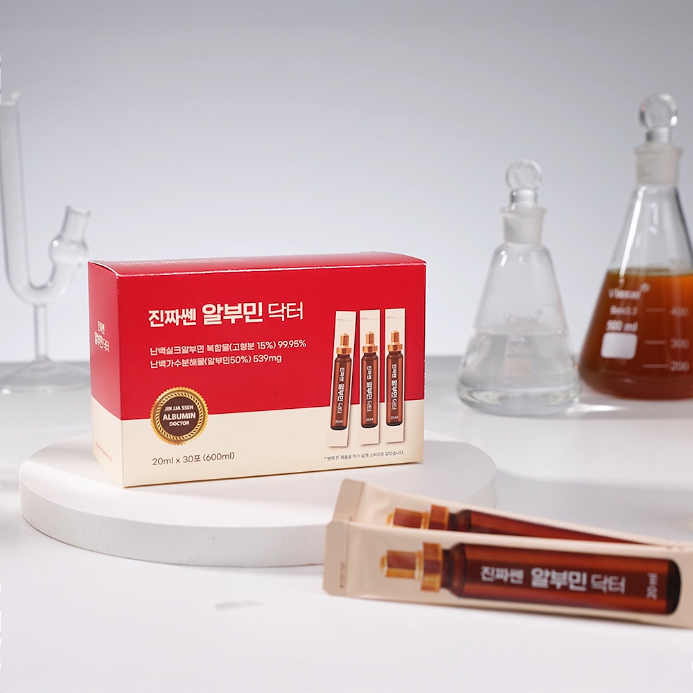 진짜쎈 알부민 닥터 이용식 30포 마시는 고함량 액상 난백 단백질 - 상세 이미지 4