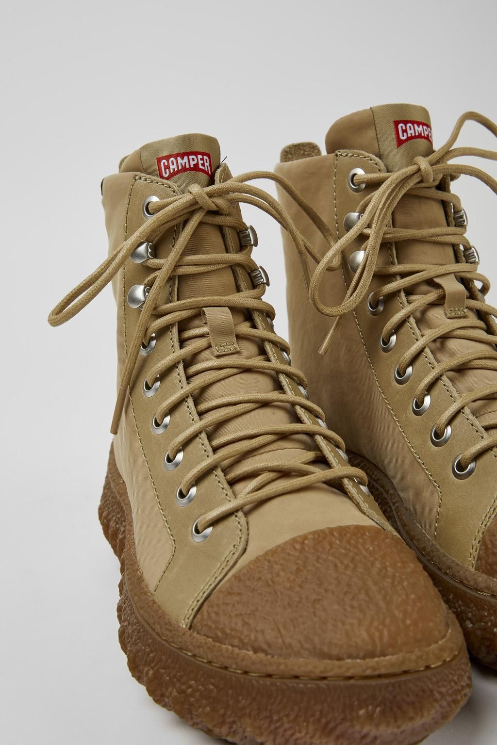 캠퍼 테크니컬 프리마로프트 베이지 앵클부츠 Ground K400584-007 BEIGE - 상세 이미지 2