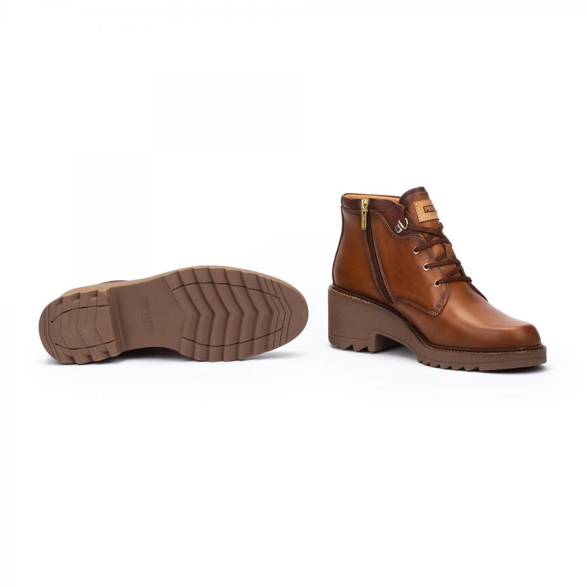 피콜리노스 베이직 레이스업 앵클부츠 ALCARAZ W7A-8555C1 BRANDY - 상세 이미지 5