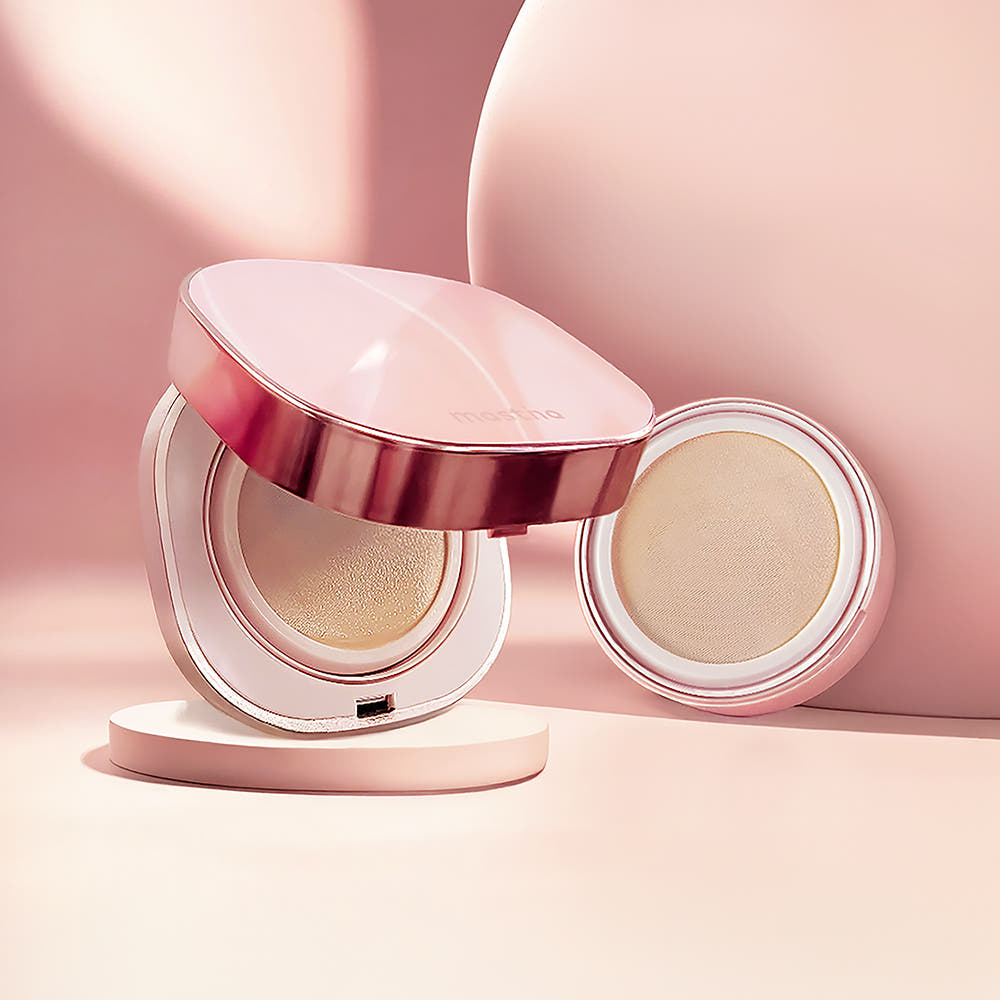매스티나 내추럴 글로우 쿠션 SPF 50+ /PA++++ (본품 15g+리필 15g) - 메인 이미지