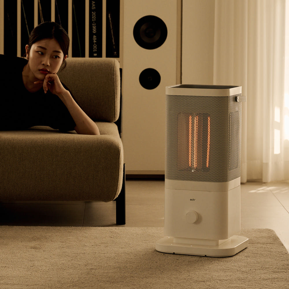 에디르 오방난로 거실 배치 모습