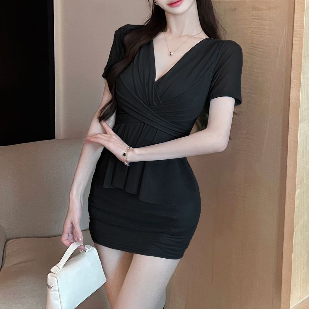 라브온 섹시원피스 시스루 슬림 미니 AJ1383 - 상세 이미지 4