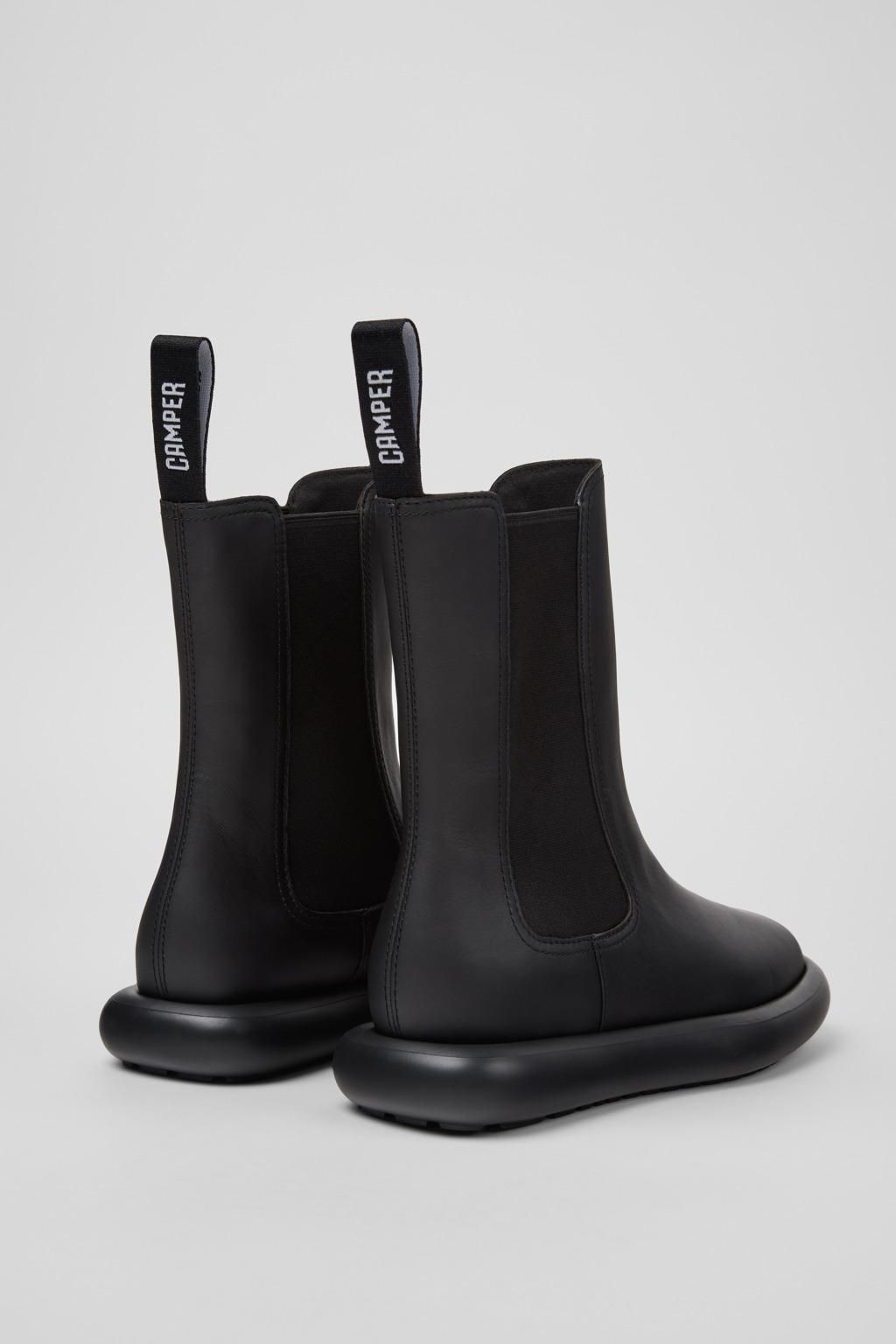 캠퍼 라이트웨이트 블랙 레더 앵클부츠 K400758-006 BLACK - 상세 이미지 3