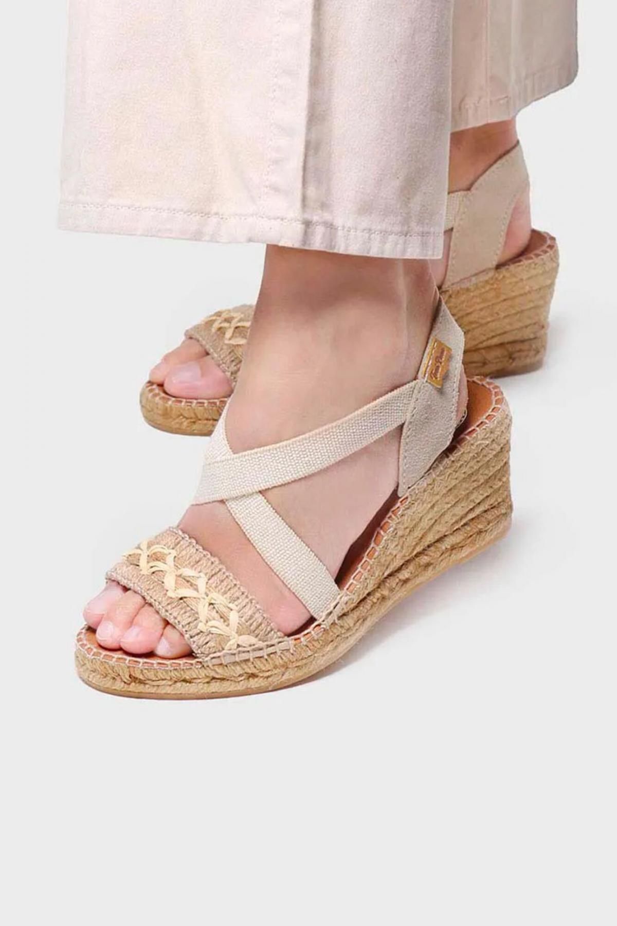 토니폰즈 에스파드류 웨지 스트랩샌들 7cm 9201900 BEIGE - 상세 이미지 4