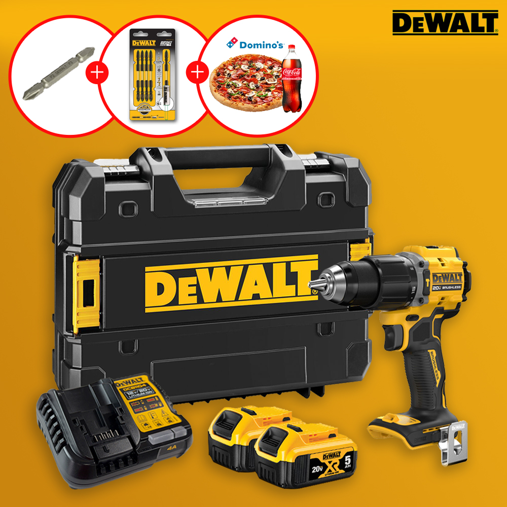 디월트 DCD799P2T 고성능 20V MAX 햄머드릴 듀얼팩 에디션