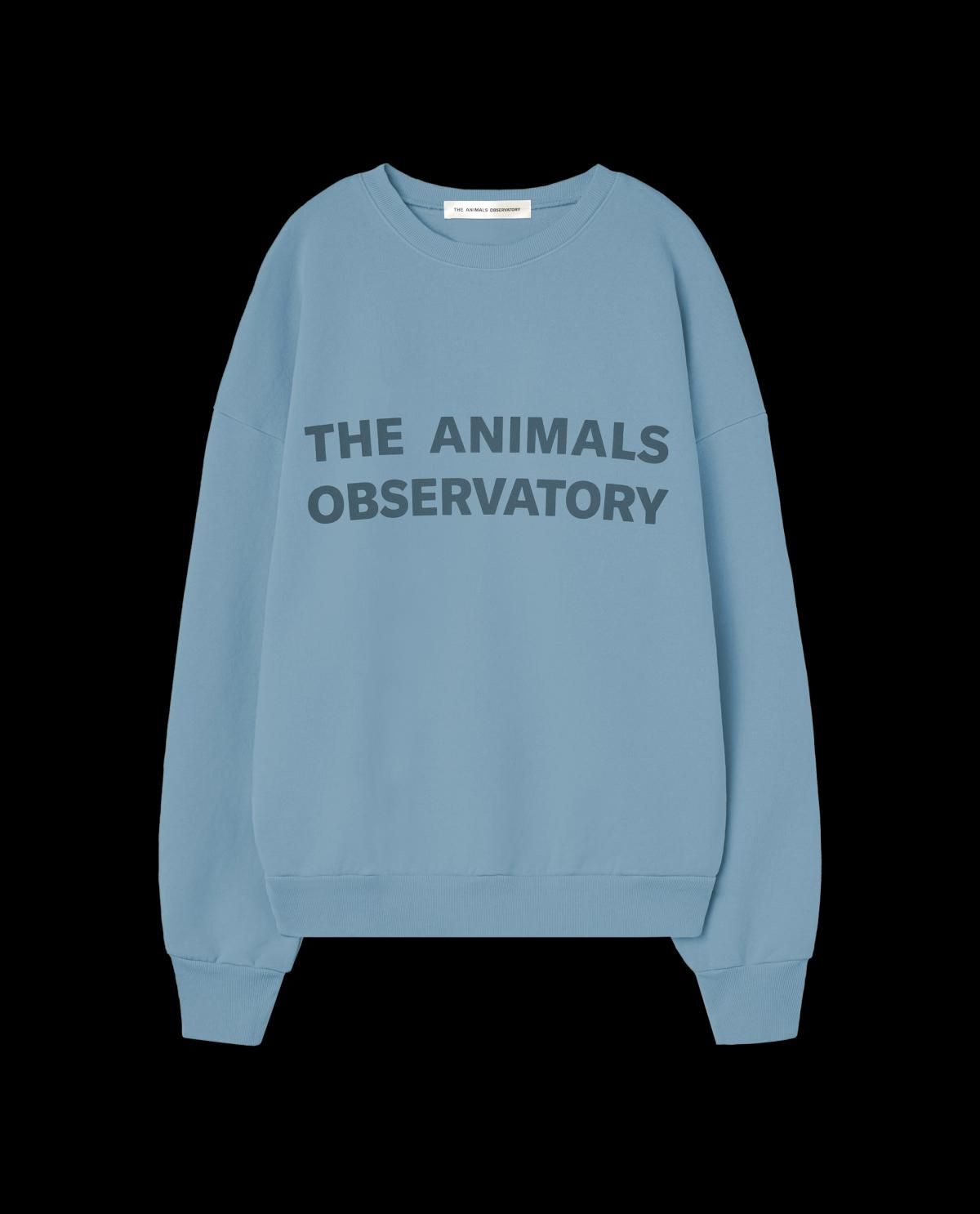 타오 트렌디 블루 키즈 맨투맨 Blue Animals Leo Sweatshirt S25113-022_BG ONE COLOR - 메인 이미지