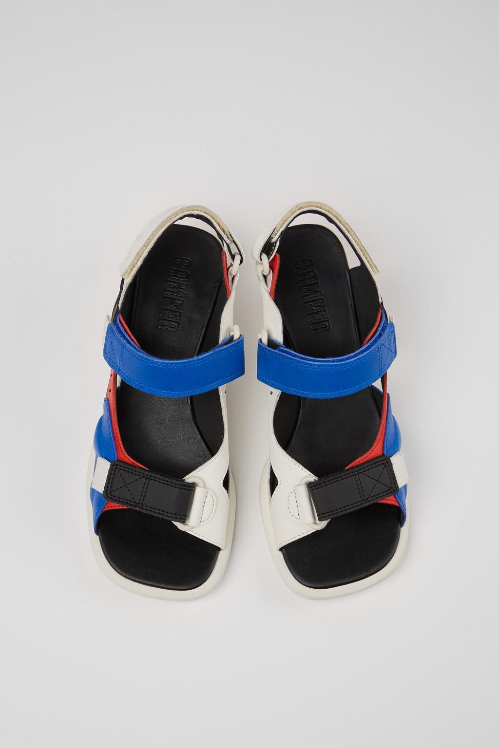 캠퍼 멀티컬러 스트랩 로우힐 샌들 Dina K201606-003 MULTICOLOR - 상세 이미지 4