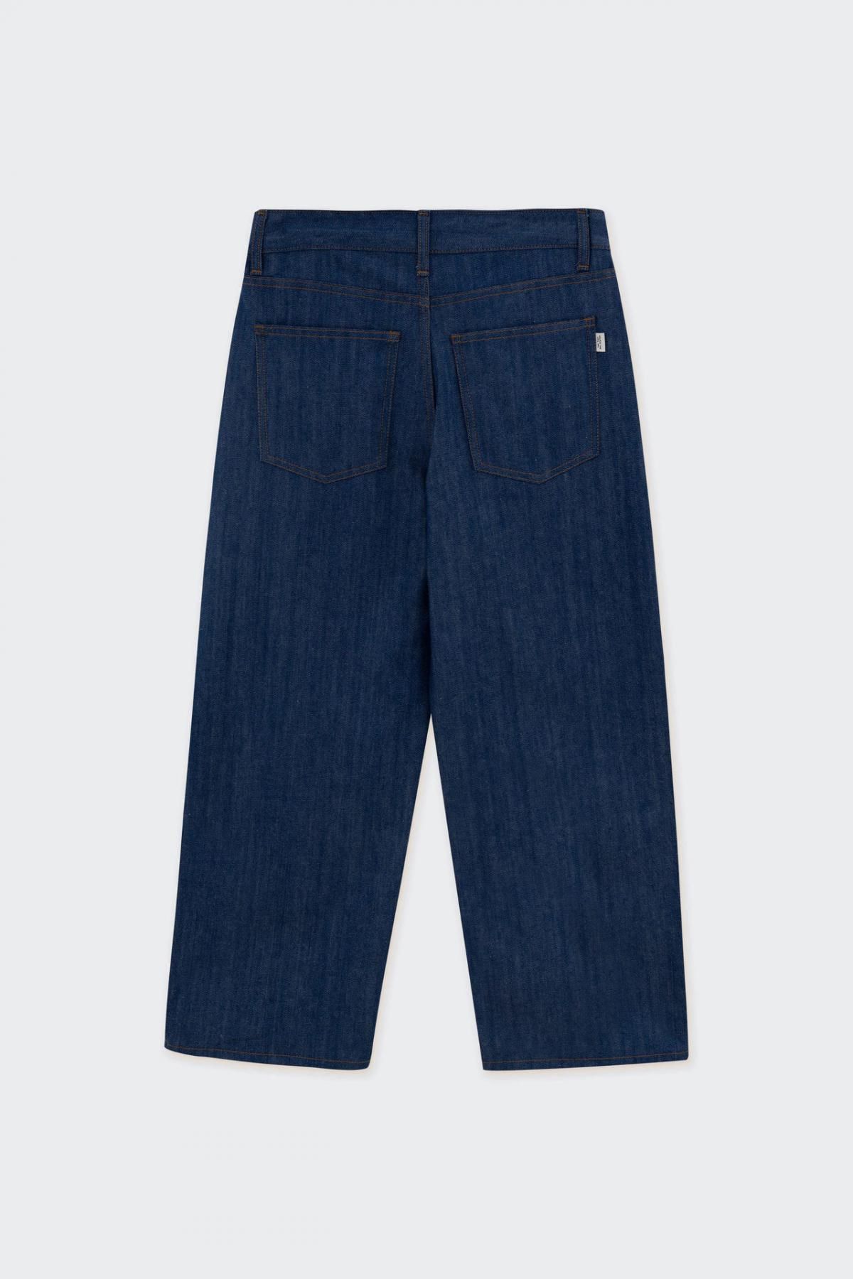 타이니코튼 딥인디고 와이드핏 데님 팬츠 TTBS-004KD7 ONE COLOR - 상세 이미지 2