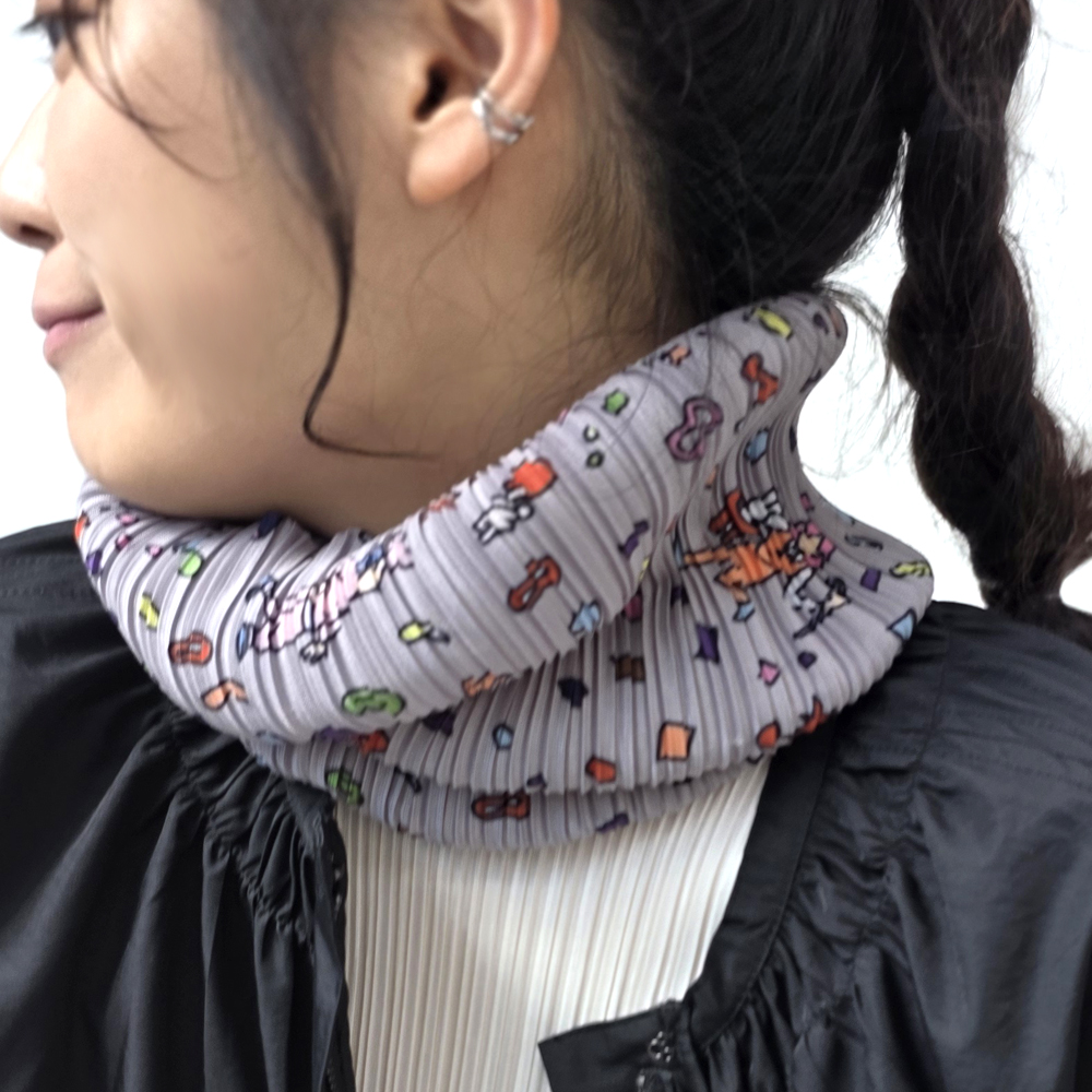 VW01 플리츠 JOYFUL PRINTING 가벼운선물 목토시 골프 워머 - 상품 이미지