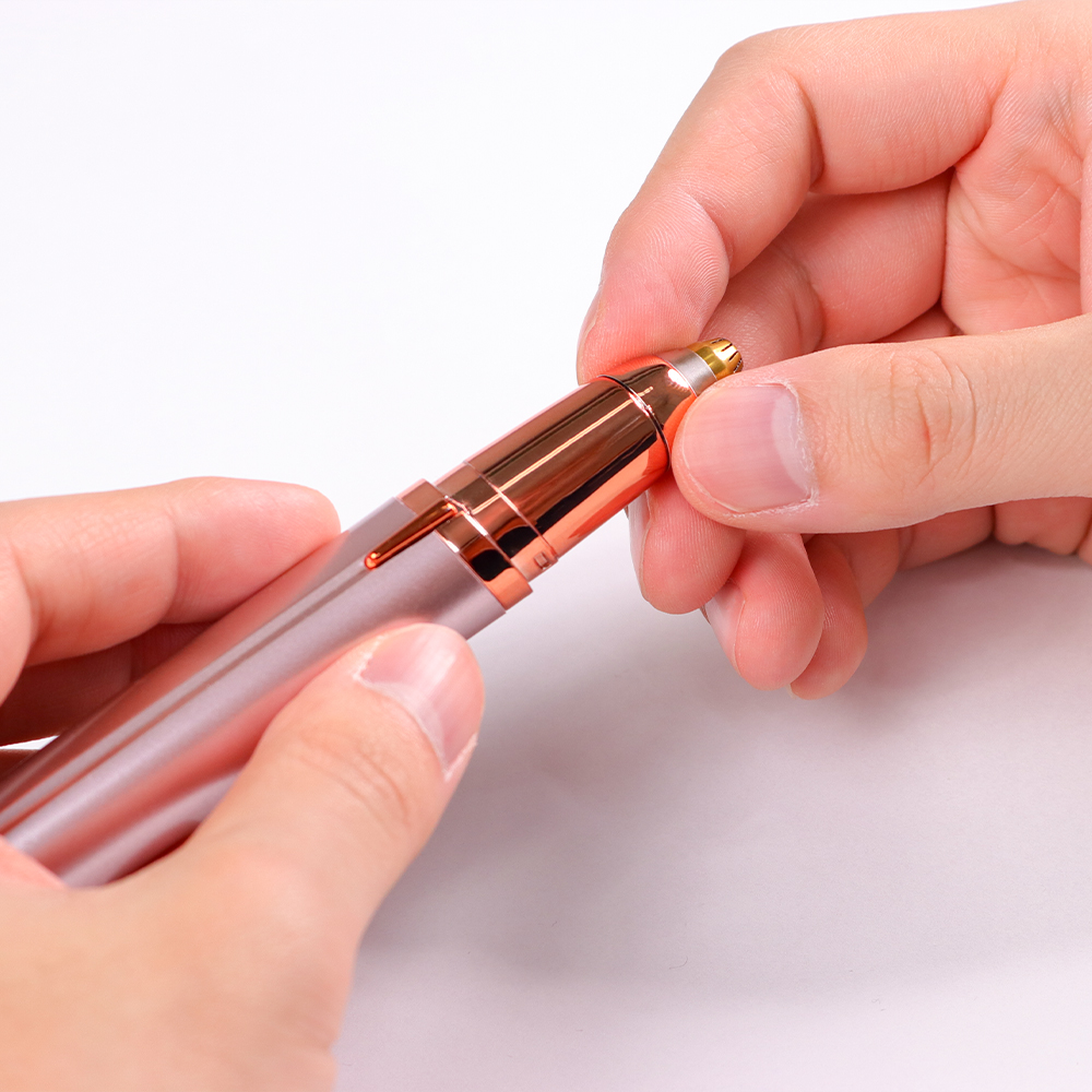 헤이버 1+1 브로우핏 전동 눈썹정리기 바리깡 잔털 지우개 면도기