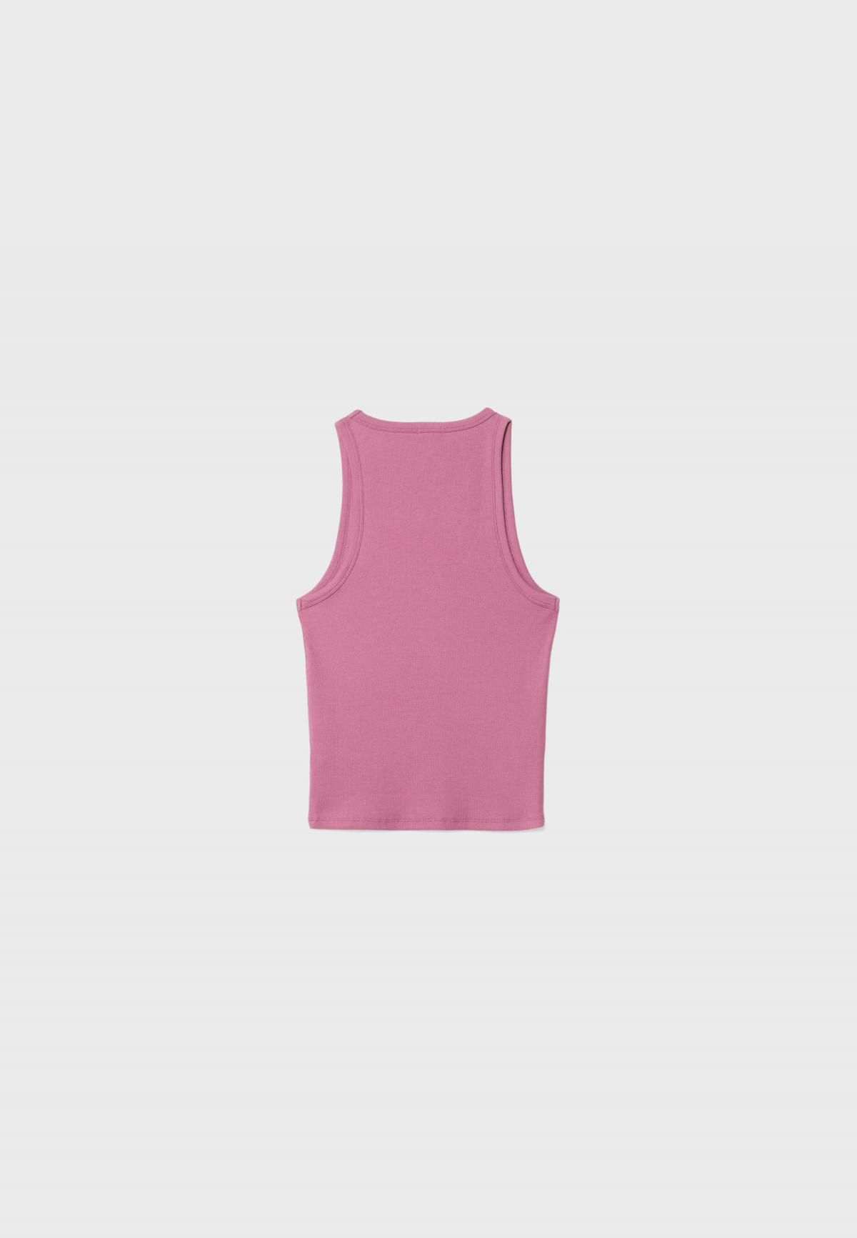스트라디바리우스 베이직 슬리브리스 핏 스트랩탑 민소매티 2575/251 MAUVE - 상세 이미지 2