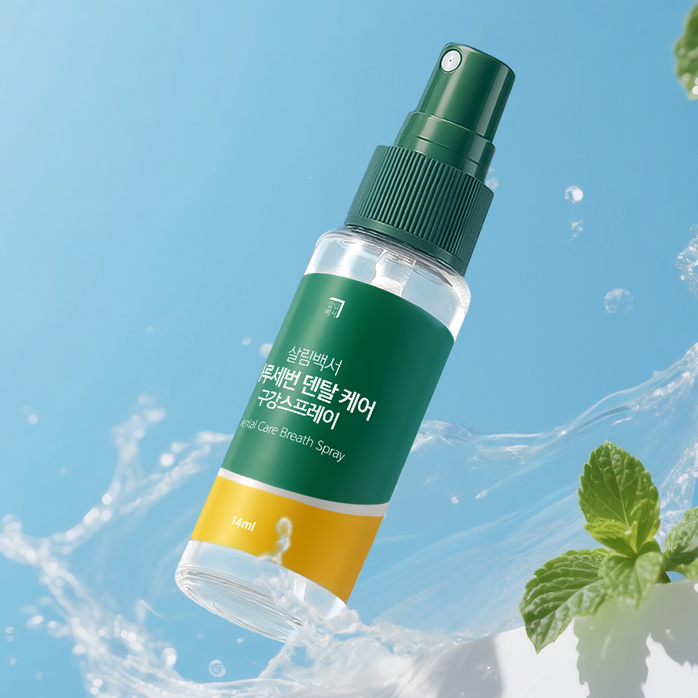 살림백서 덴탈케어 구강 스프레이 14ml 3개 입냄새 제거 마우스 구취 제거 청결제
