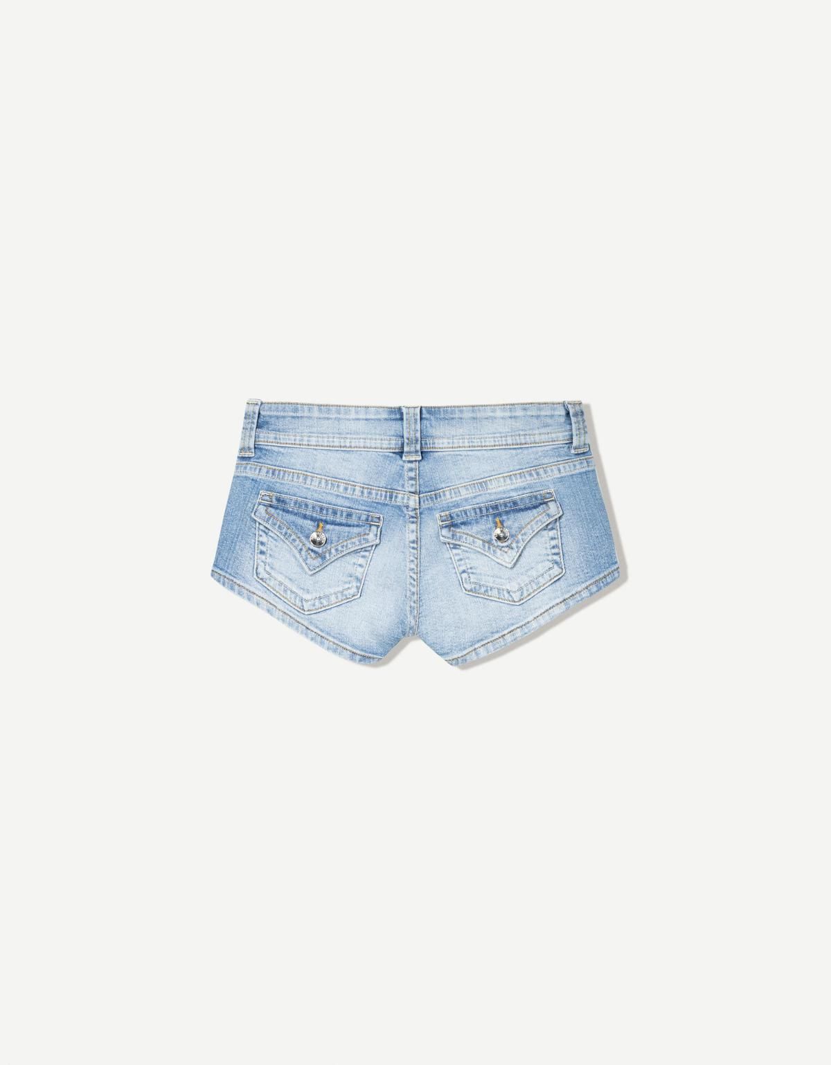 버쉬카 미니 데님 쇼츠 3203/211 LIGHT BLUE - 상세 이미지 5