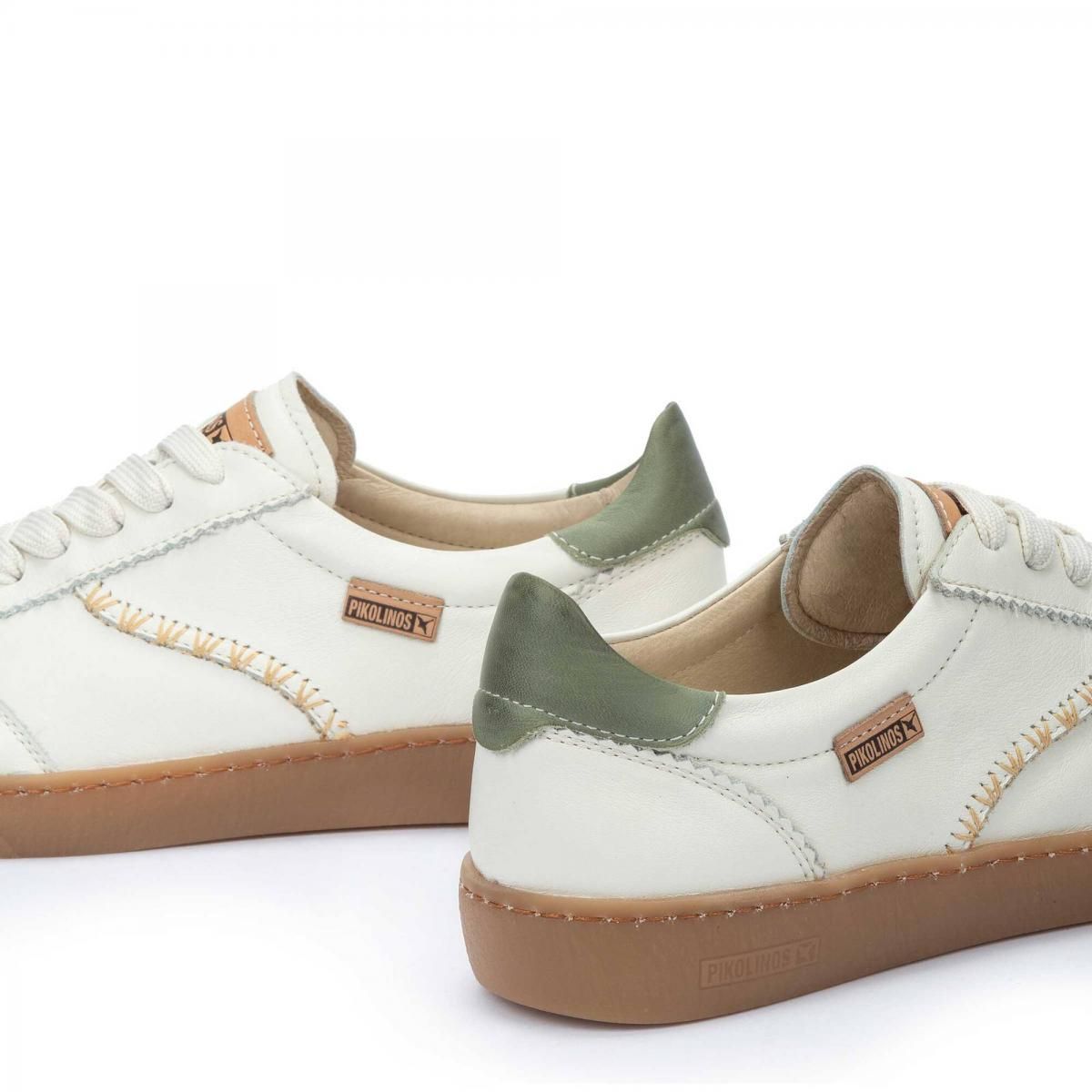 피콜리노스 쿠셔닝 컴포트 베이직 로우탑 스니커즈 LANZAROTE W7B-6508C1 OFF WHITE - 상세 이미지 3