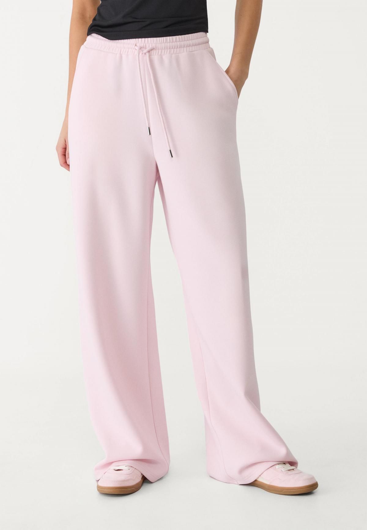 스트라디바리우스 소프트터치 와이드 팔라조 팬츠 8737/276 PASTEL PINK - 상품 이미지