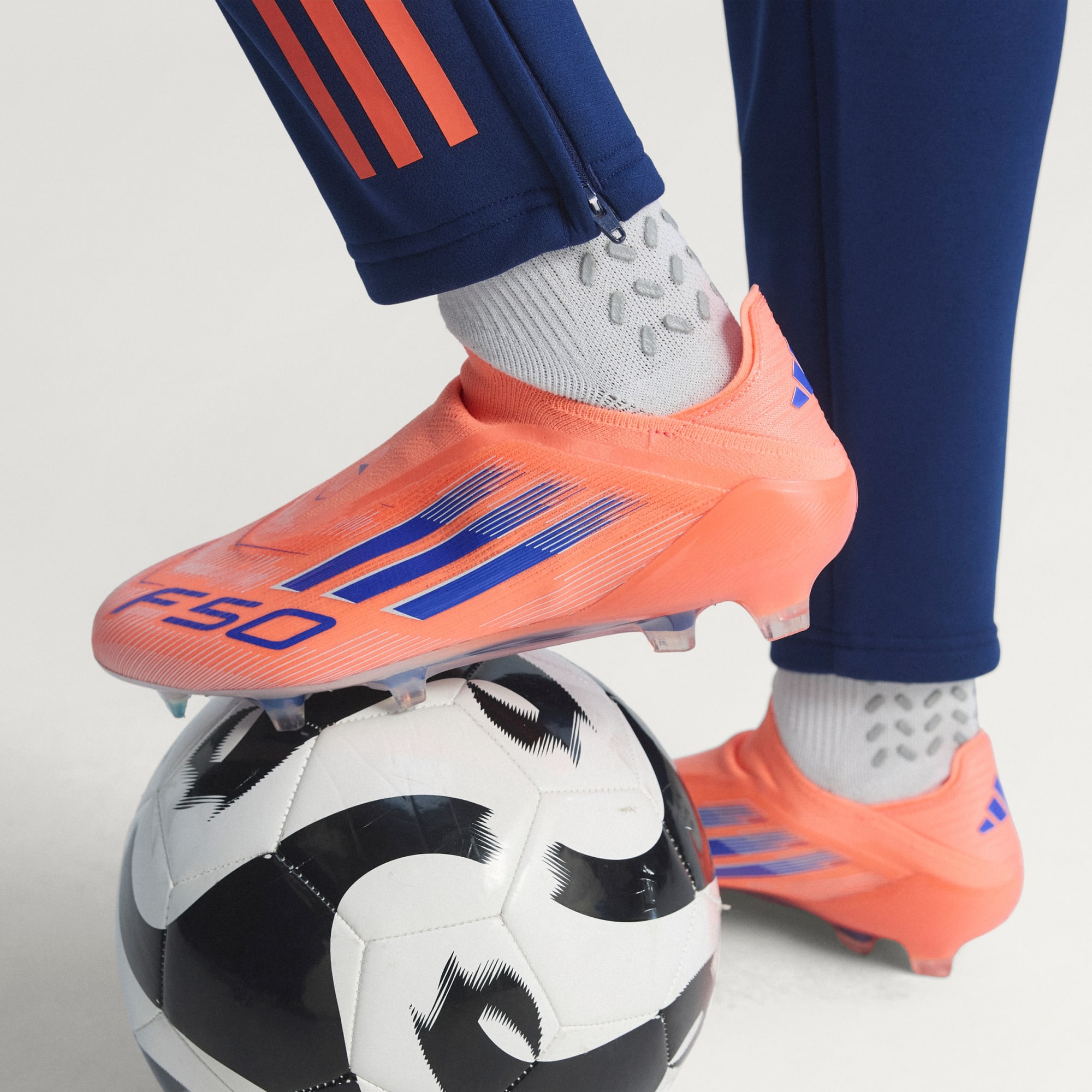 F50 Elite Laceless FG (Coral Blaze Pack) Beam Orange, US 7 - 상세 이미지 3