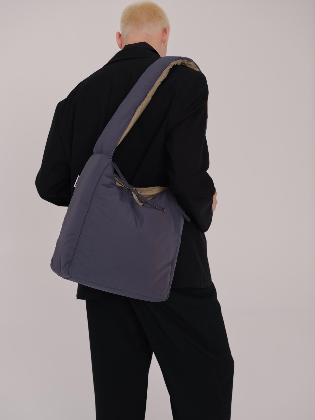 올랜드 리버서블 퀼팅 소프트 패딩 숄더백 Luca Bag 53532144730447 COAL + SAGE - 상세 이미지 2