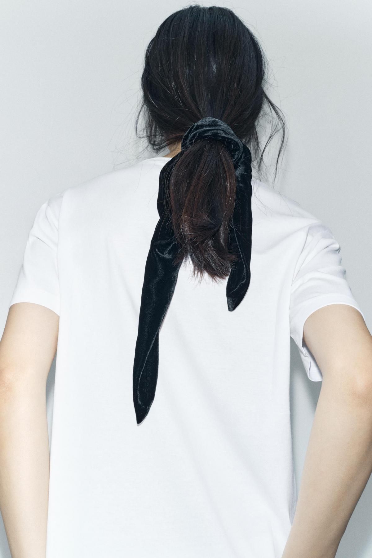 자라 베이직 코튼 티셔츠 3253/320 WHITE - 상세 이미지 5