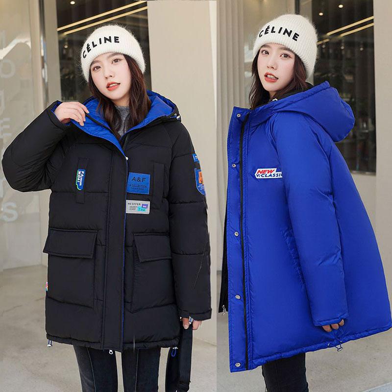 여성 양면 오버사이즈 115kg 겨울패딩 빅사이즈 패딩점퍼 바람막이점퍼 아웃도어 데일리 여행용 등산 낚시 - 상품 이미지