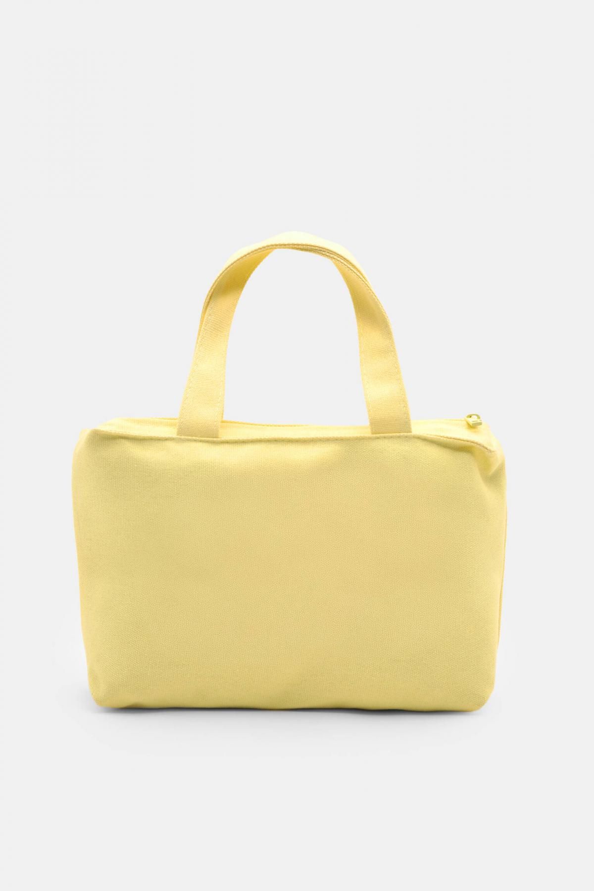 풀앤베어 플라워그래픽 미니 토트백 코튼 3987/316 YELLOW - 상세 이미지 4