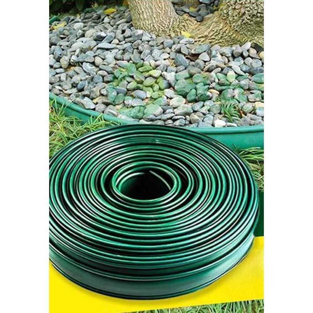 정원 잔디 분리대 화단 경계석 플라스틱 조경 경계대 폭 15cm 100m(PE 두껍게) - 상품 이미지