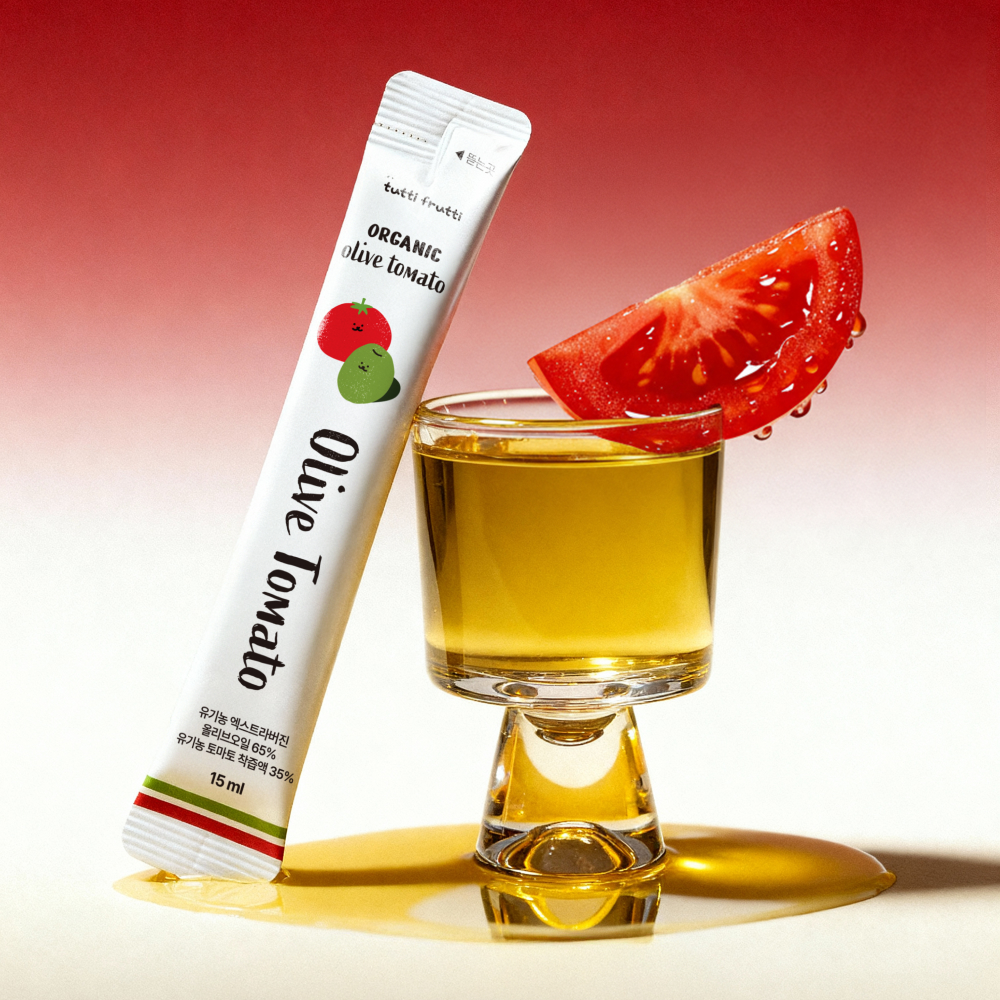 뚜띠프루티 올토샷 유기농 엑스트라버진 공복 올리브오일 토마토 스틱 210ml 3개 상품 이미지