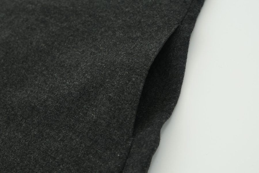 울 블렌드 포켓 플레어 스커트 (CHARCOAL, 2 SIZE) - 상세 이미지 3