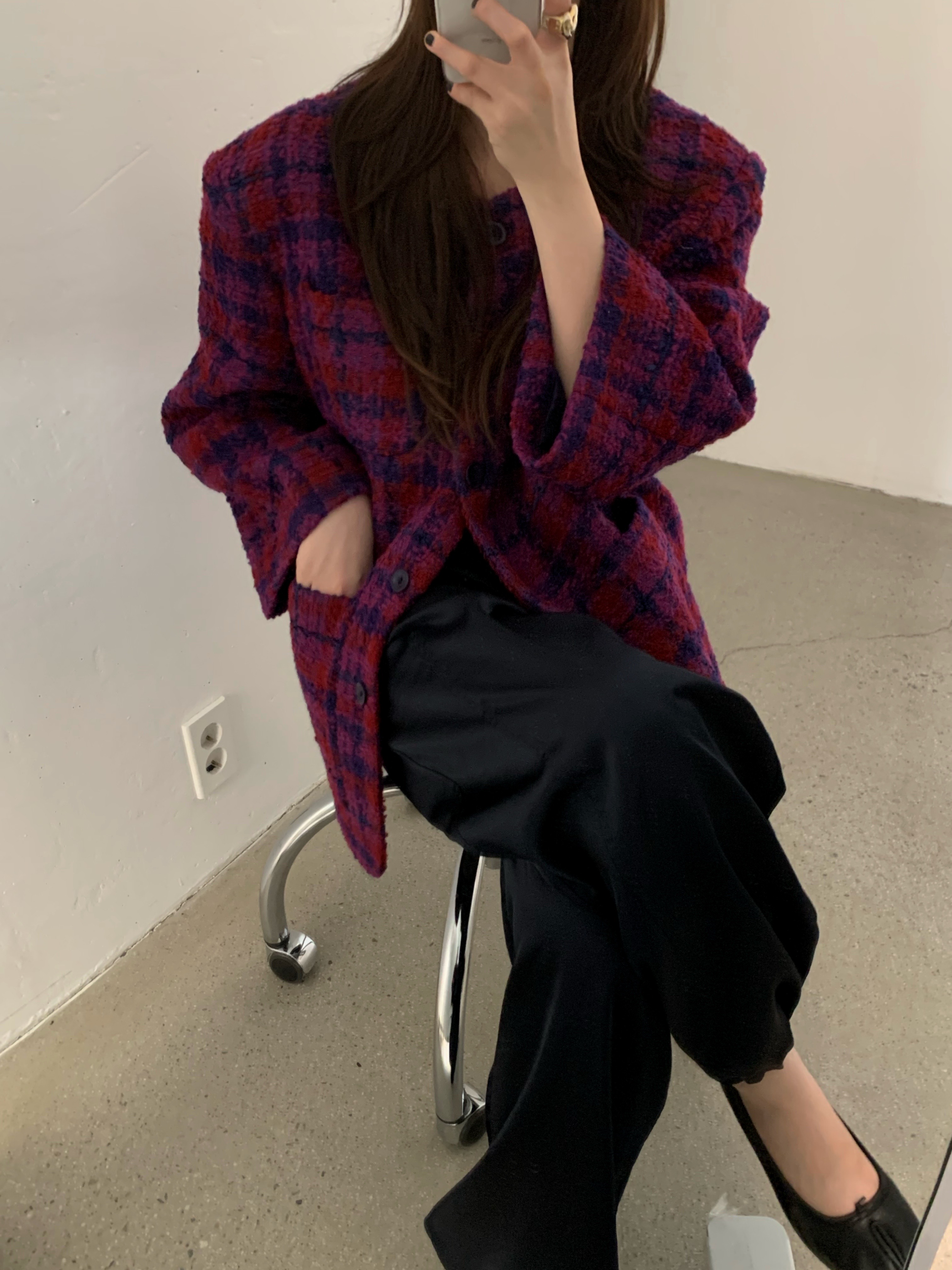 [당일발송] 바스켓 사틴 조거팬츠 새틴슬랙스 실키 와이드 밴딩팬츠 (3c) - 상세 이미지 2