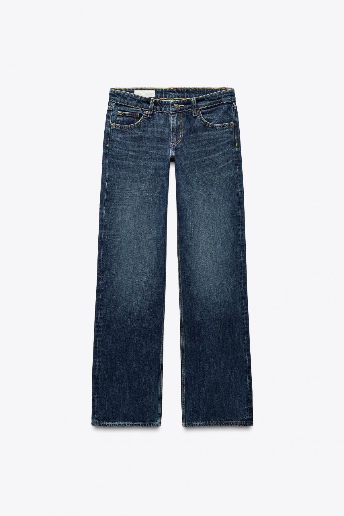 자라 TRF 와이드 로우라이즈 진 0541/030 NAVY BLUE - 상세 이미지 5