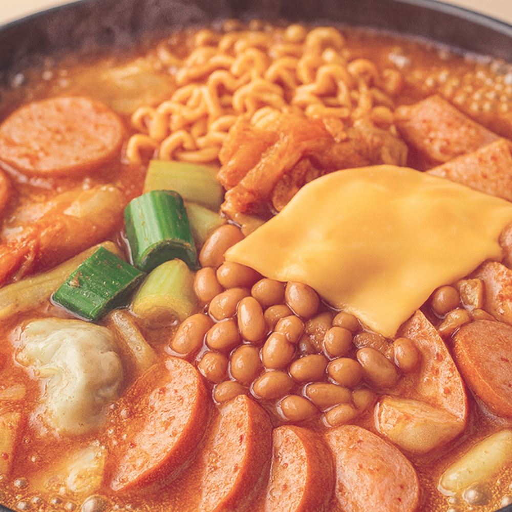 고기소녀 부대찌개 2~3인분 햄가득 베이컨 치즈 만두 - 메인 이미지