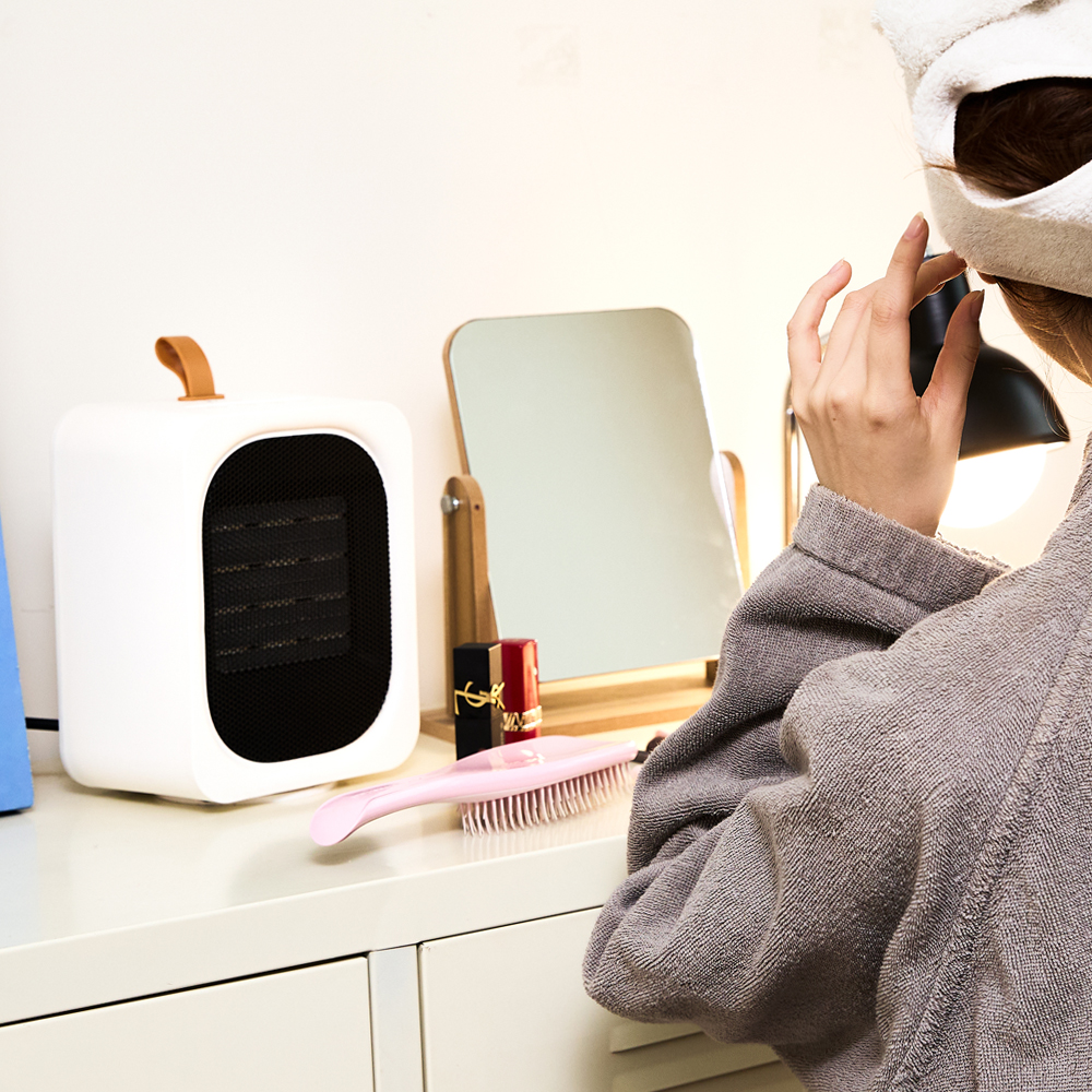 한일 미니 온풍기 욕실 사무실 캠핑 화장실 가정용 소형 휴대용 히터 HEF-1000UE