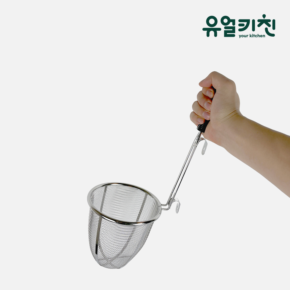 국산 면건지기 스텐 국수 건지기 우동 조리 중 - 상품 이미지