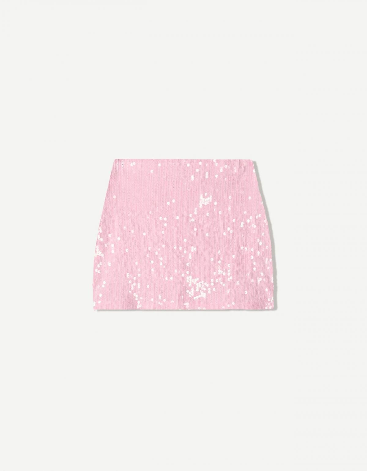 버쉬카 글리터 시퀸 미니 스커트 6075/662 PINK - 상세 이미지 5