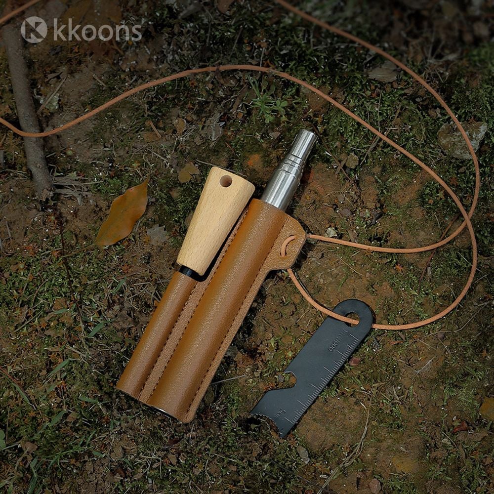 생존 비상 용품 파이어 스타터 불꽃점화 스틱 부싯돌 캠핑 야영 - 상세 이미지 2