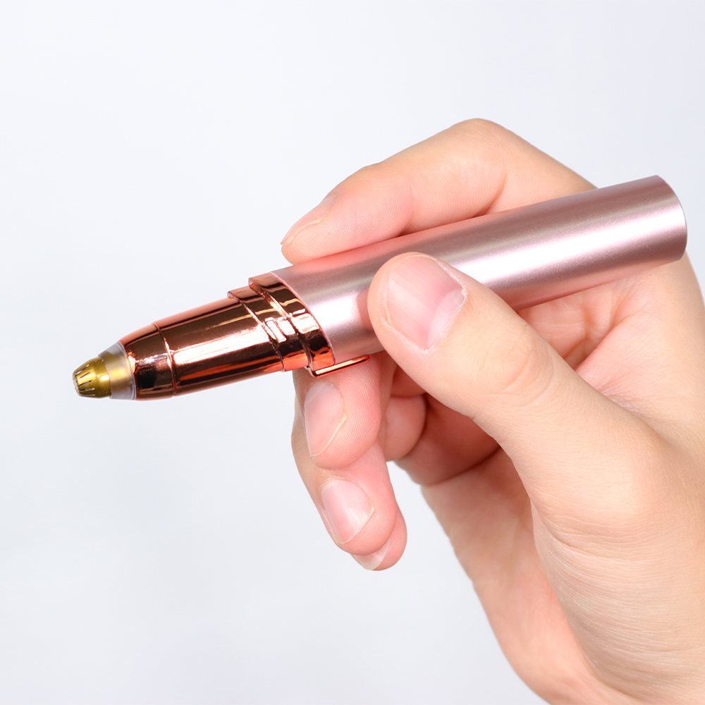 헤이버 1+1 브로우핏 전동 눈썹정리기 바리깡 잔털 지우개 면도기