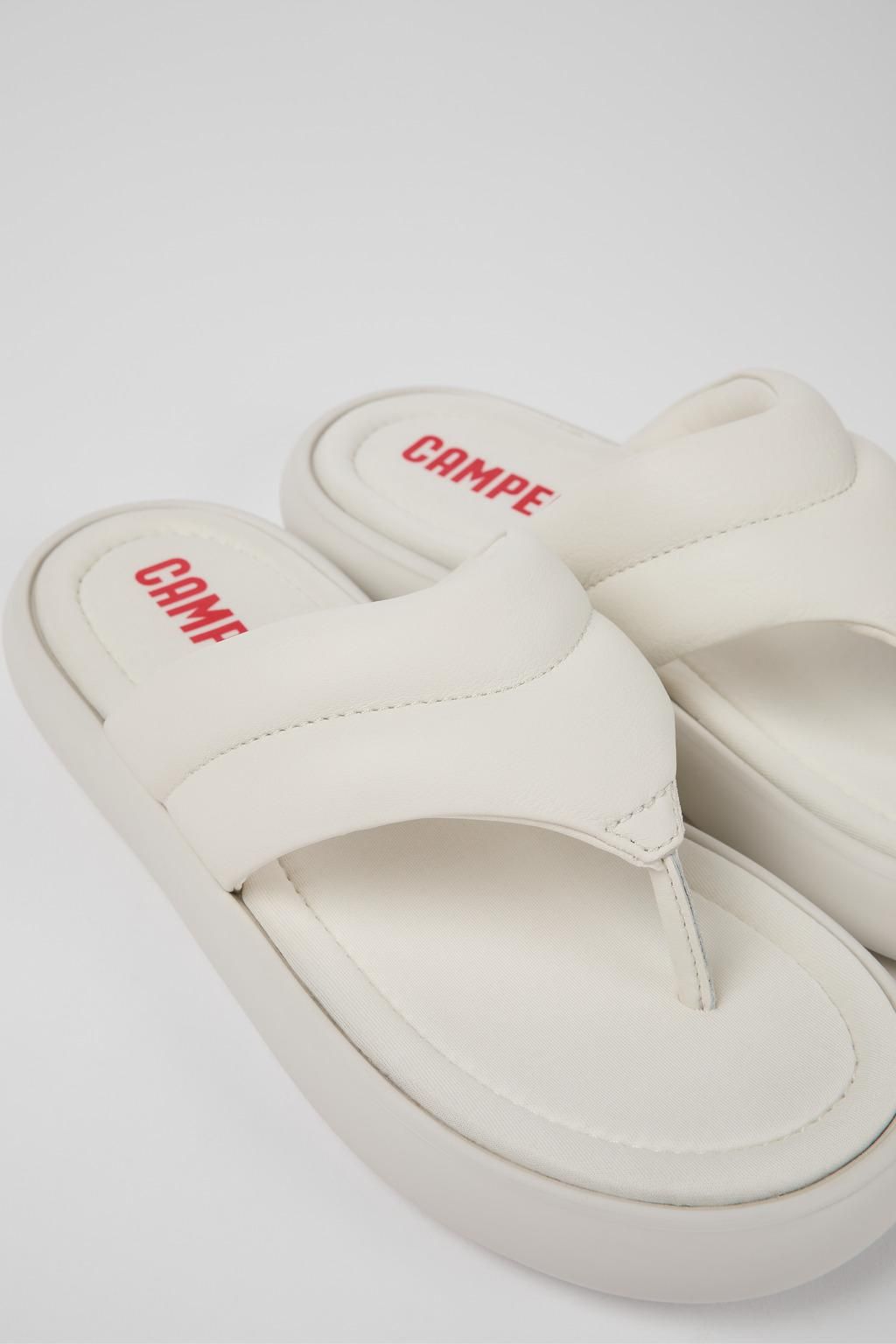 캠퍼 친환경 화이트 스트랩 플립플롭 Pelotas Flota K201607-004 WHITE - 상세 이미지 2