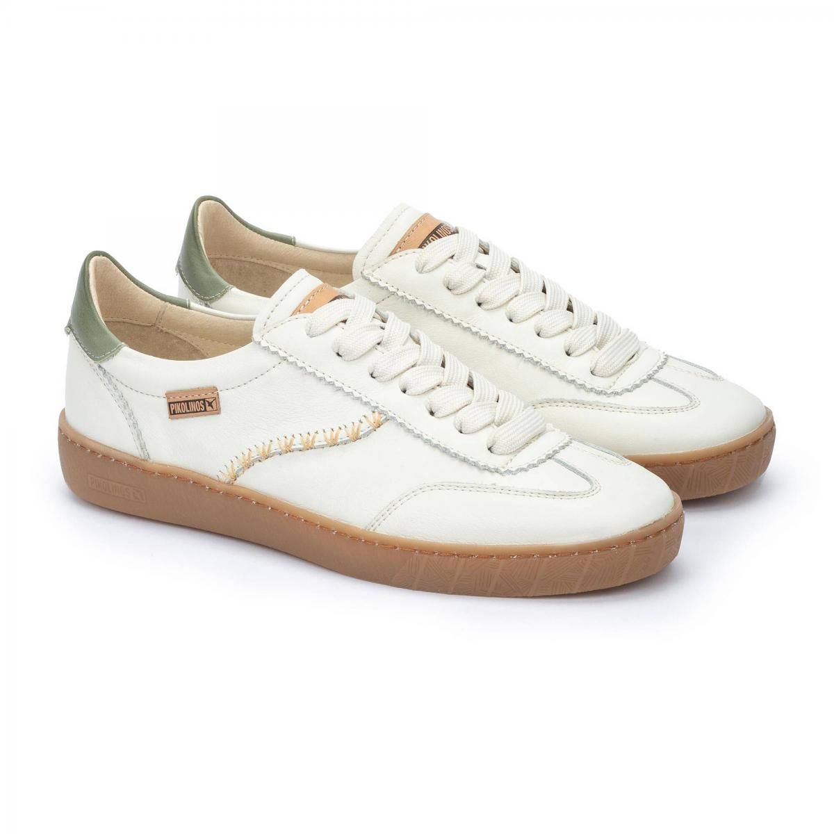 피콜리노스 쿠셔닝 컴포트 베이직 로우탑 스니커즈 LANZAROTE W7B-6508C1 OFF WHITE - 상세 이미지 2