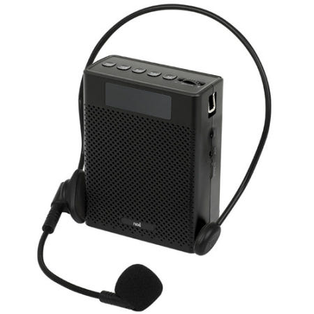 NEXI NX1536 휴대용 블루투스 마이크 앰프 (블랙) NX-BWMIC-B