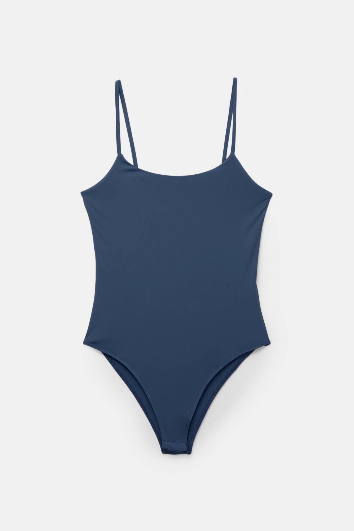 풀앤베어 베이직 스트레치 폴리아미드 스트랩 바디수트 3239/304 NAVY - 메인 이미지