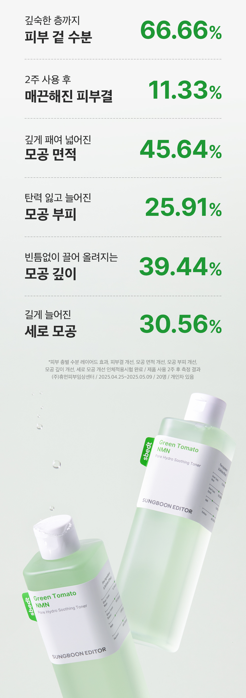 lotion tonique tomate verte coréen