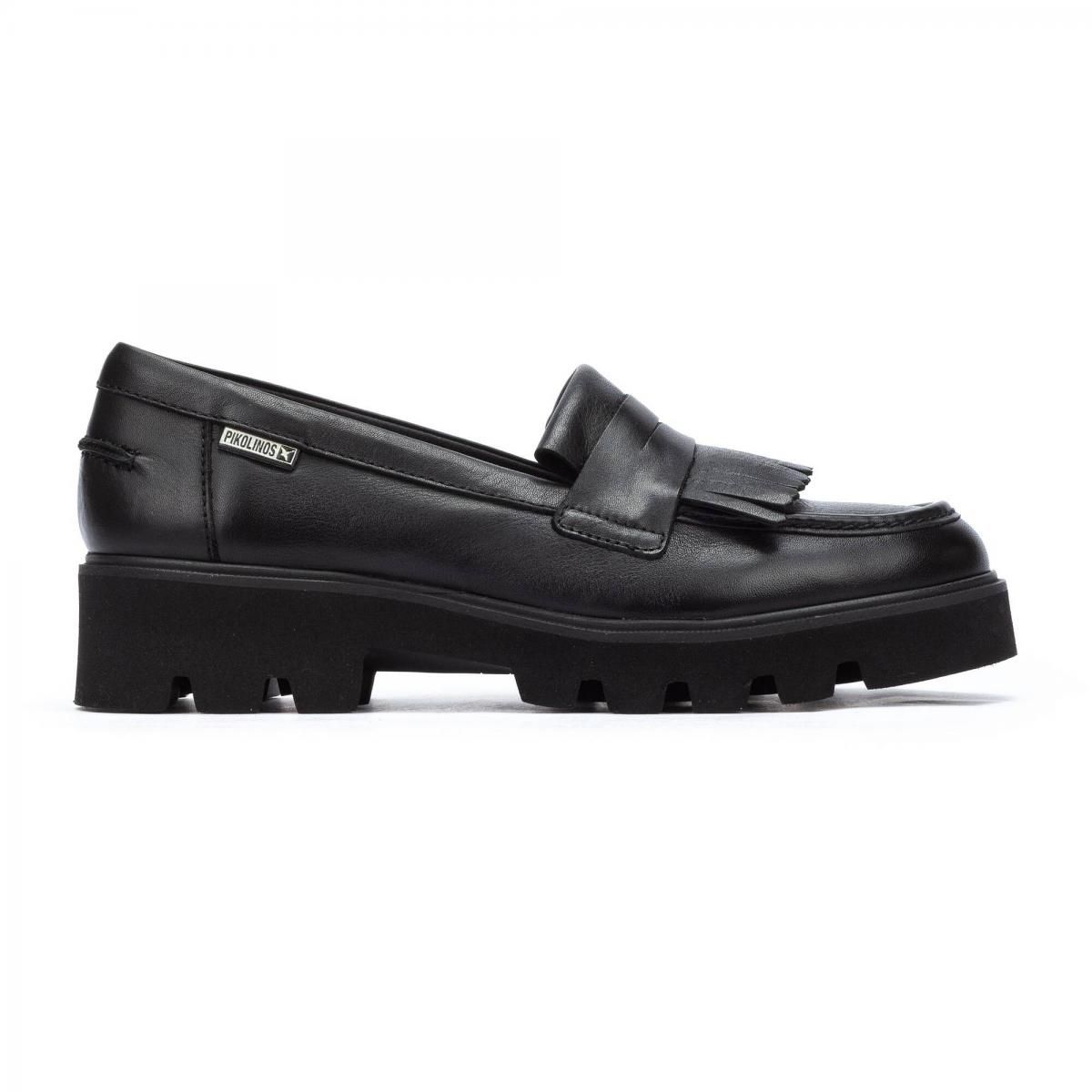 피콜리노스 프리미엄 컴포트 플랫폼 베이직 로퍼 SALAMANCA W6Y-3631 BLACK - 메인 이미지