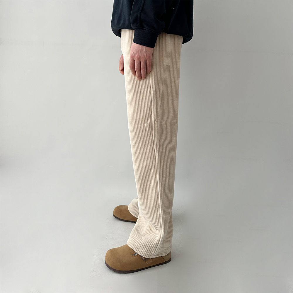 1+1 남성코듀로이팬츠 남자골덴바지 와이드팬츠 - 상세 이미지 4