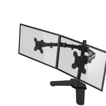 모니터거치대 듀얼 모니터암 거치대 3단 회전 스탠드 BX-M042